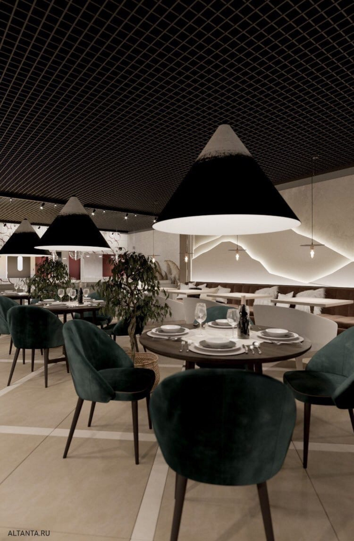 Интерьер нового ресторана Интерьер нового ресторана
