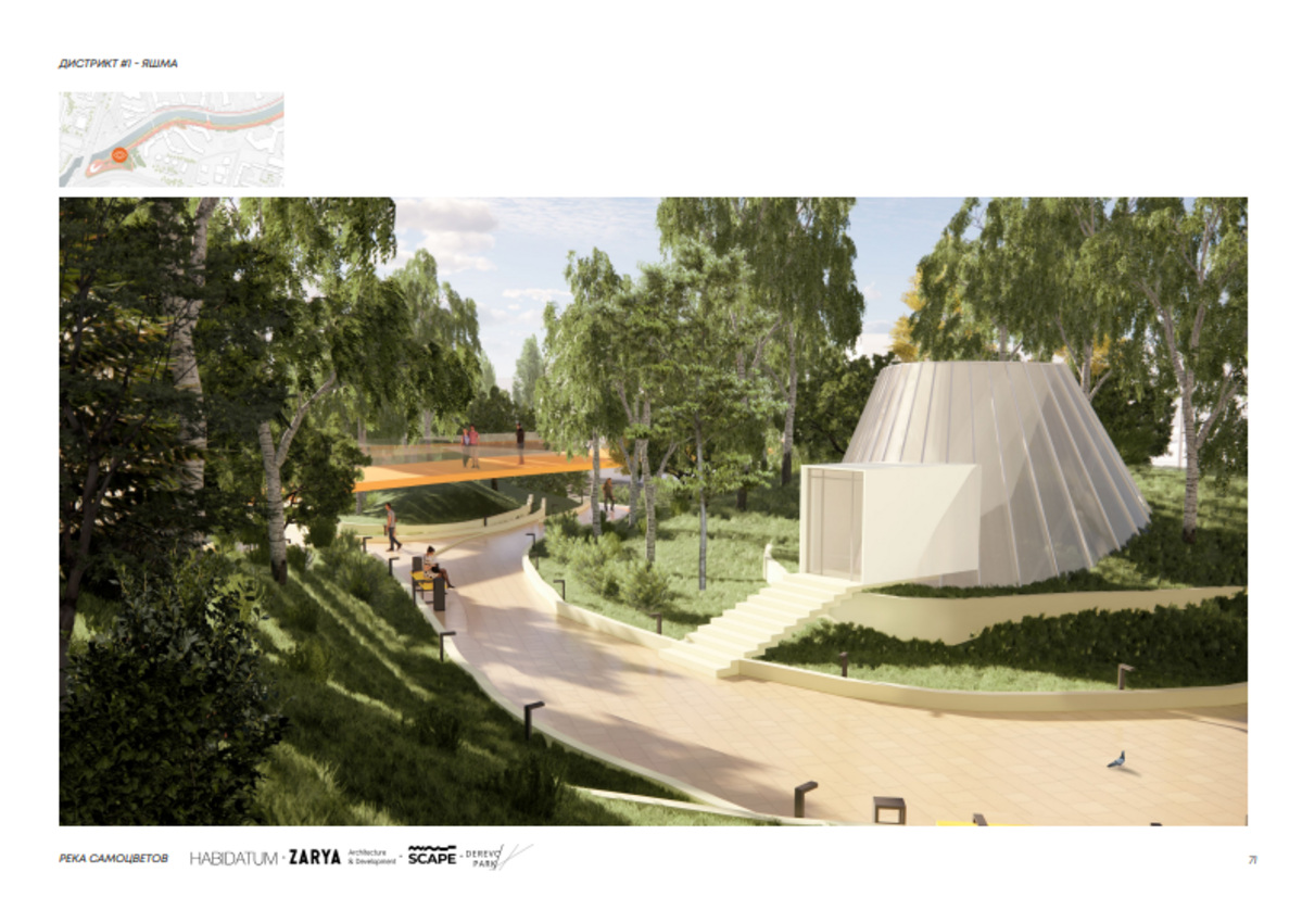 Концепция ZARYA DEVELOPMENT + ХАБИТАТУМ ЛАБ + SCAPE + DEREVO PARK
