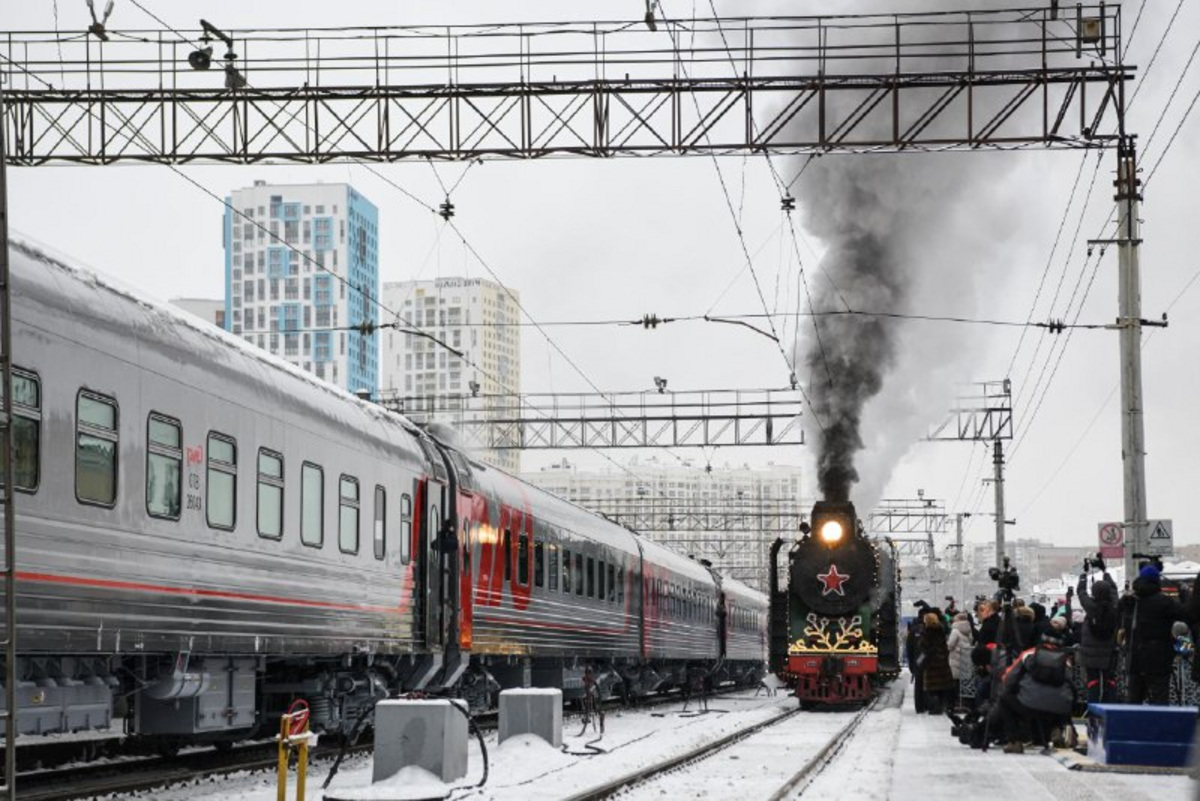 В Екатеринбург приехал Дед Мороз