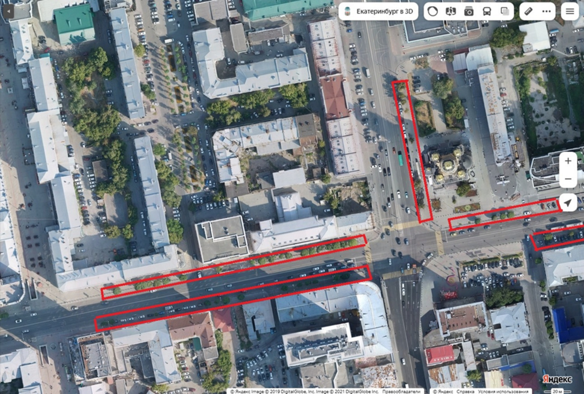 Районы размещения приствольных решеток Районы размещения приствольных решеток