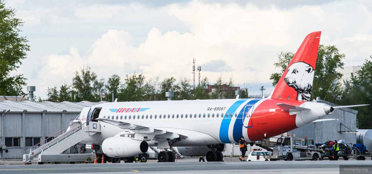 В&nbsp;Кольцово задержан рейс Sukhoi Superjet-100