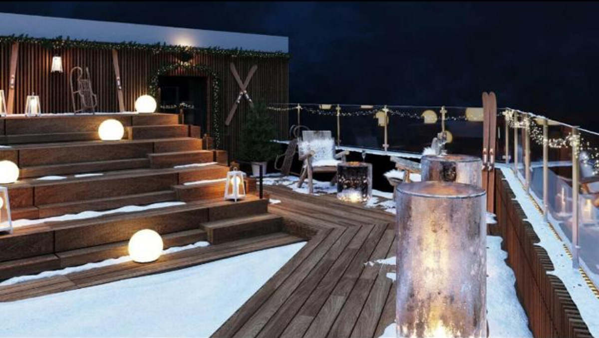 Оборудованная крыша ресторана Kitchen Оборудованная крыша ресторана Kitchen