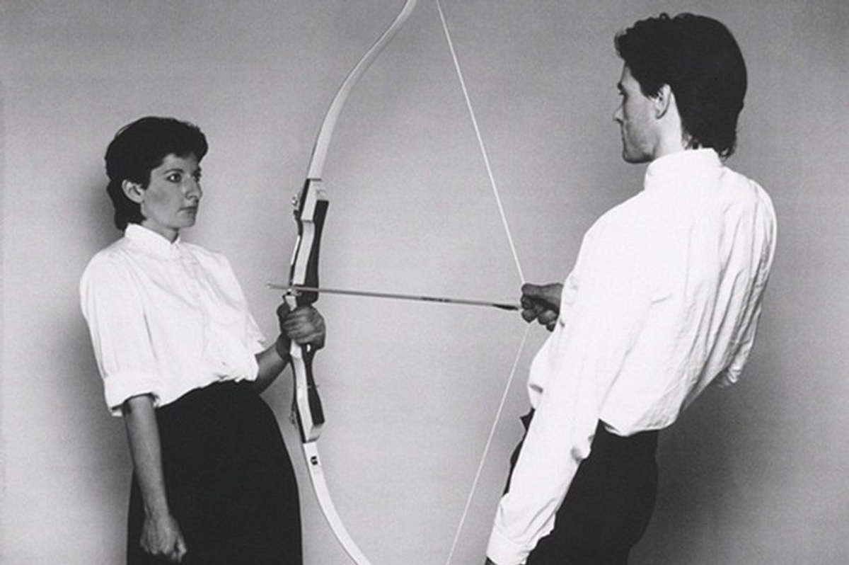 Марина Абрамович и Улай. Перформанс «Энергия покоя», 1980. Марина Абрамович и Улай. Перформанс «Энергия покоя», 1980.