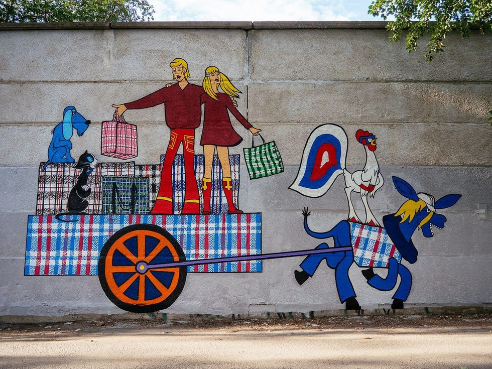Уральская звезда стрит-арта украсил город своей новой работой