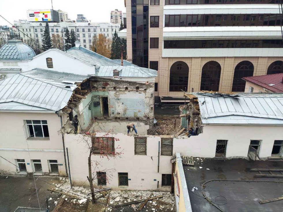 Архитекторы опровергли незаконный снос усадьбы в&nbsp;центре Екатеринбурга