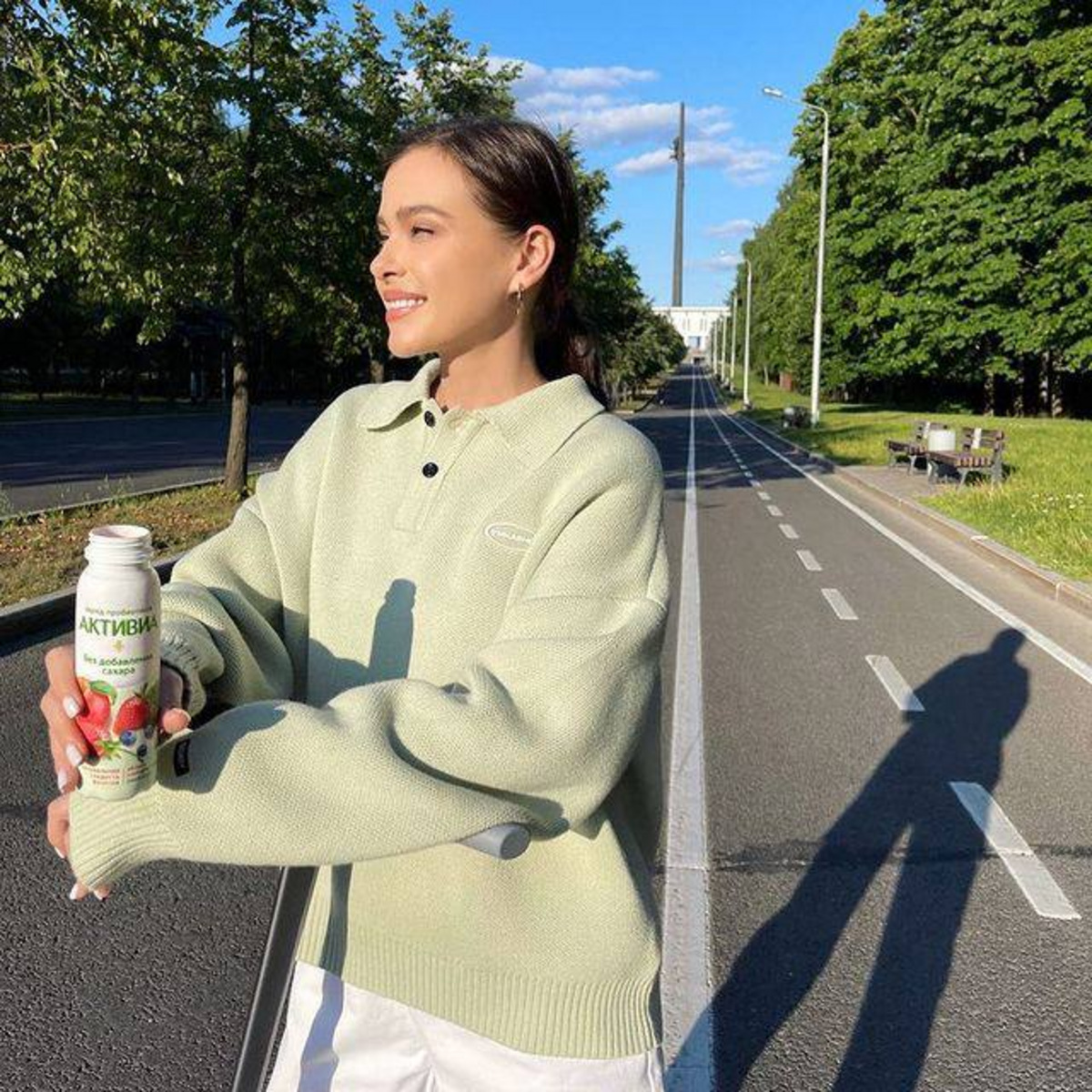 Елена Темникова в&nbsp;одежде YMKASHIX