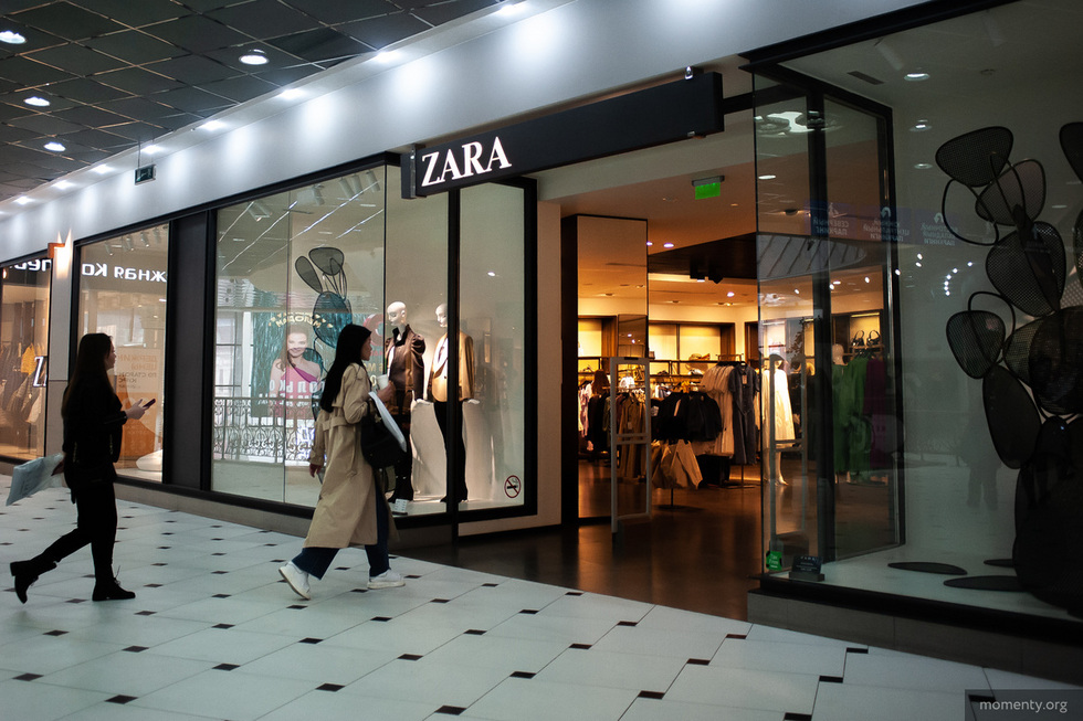 В&nbsp;Veer Mall на&nbsp;логотип Zara повесили российский флаг