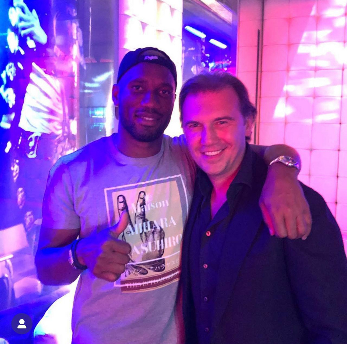 Влад Дубровский и Дидье Дрогба Влад Дубровский и Дидье Дрогба