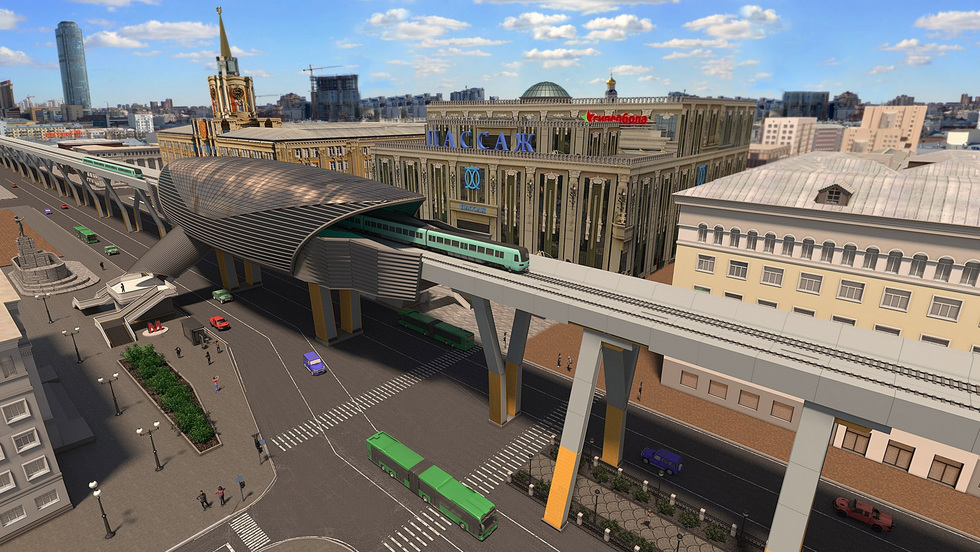 Уральский дизайнер смоделировал наземное метро в Екатеринбурге: «Идею взял из Дубая» Уральский дизайнер смоделировал наземное метро в Екатеринбурге: «Идею взял из Дубая»