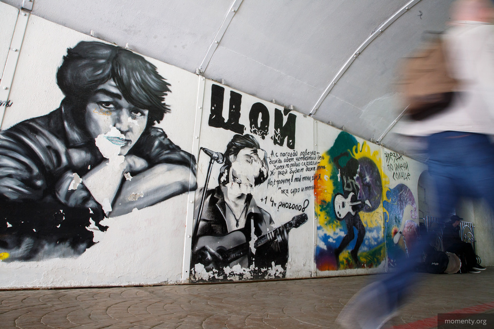 STENOGRAFFIA преобразит переход Виктора Цоя в&nbsp;Екатеринбурге за&nbsp;8 миллионов рублей