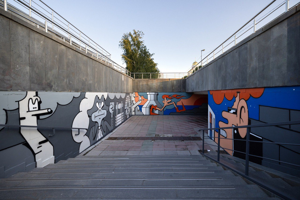 В Екатеринбурге реанимировали переход у ТЮЗа В Екатеринбурге реанимировали переход у ТЮЗа