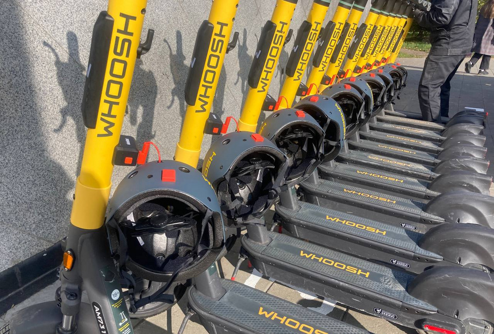 В Whoosh придумали, как обезопасить самокатчиков Екатеринбурга В Whoosh придумали, как обезопасить самокатчиков Екатеринбурга