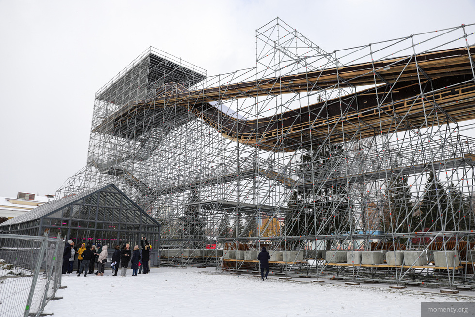 В&nbsp;Парке Маяковского раскрыли, как погода влияет на&nbsp;работу пятиэтажной горки