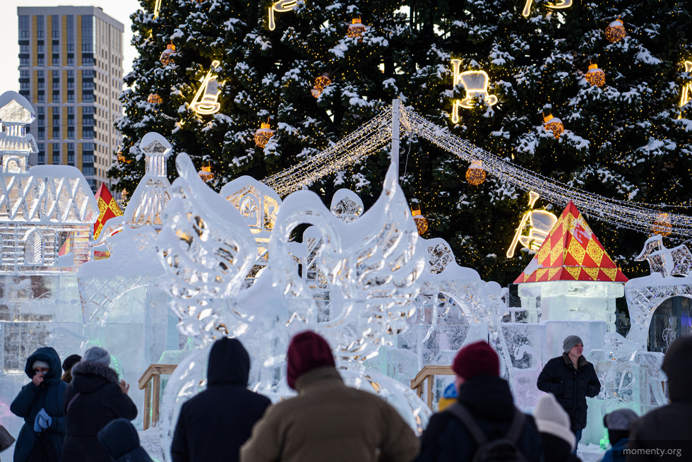 Какие декорации появятся в&nbsp;Ледовом городке Екатеринбурга этой зимой