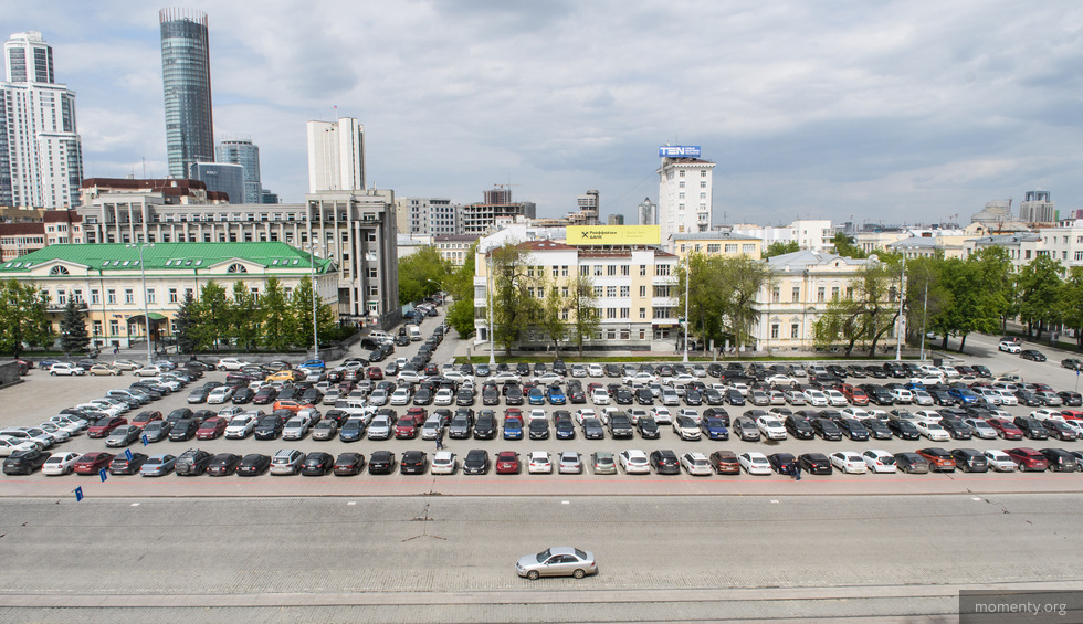 Парковку в&nbsp;центре Екатеринбурга озеленят на&nbsp;деньги туристов