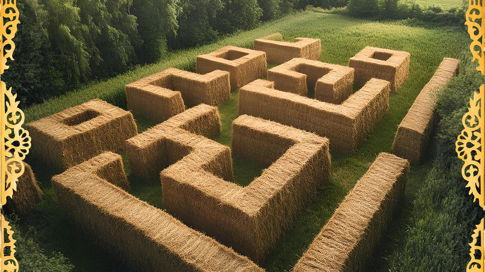 В&nbsp;уральской деревне появится гигантский лабиринт из&nbsp;соломы