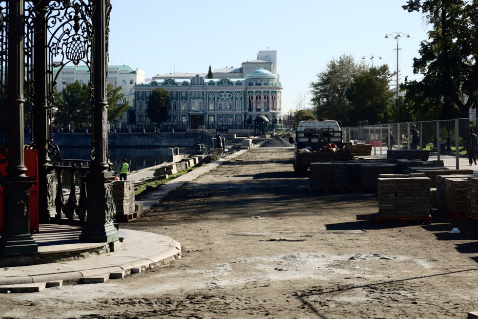 В&nbsp;Екатеринбурге перекопали городскую набережную