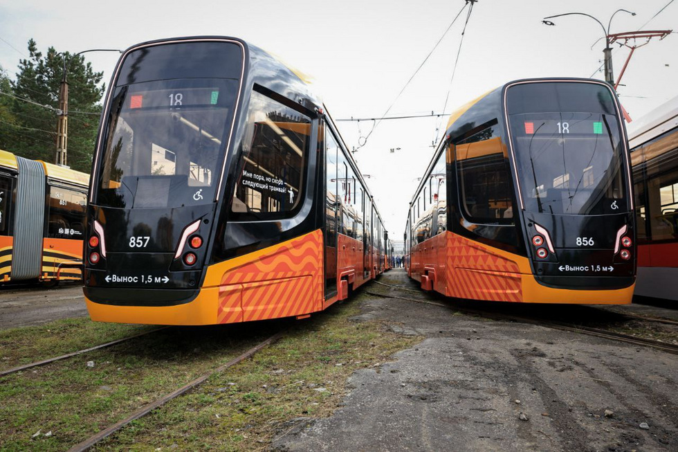 Екатеринбург получил массу новых современных трамваев