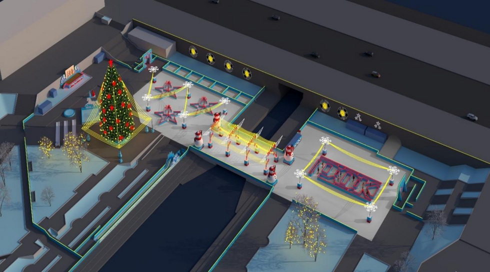 На Плотинке появится ледовый городок за 26 миллионов рублей, который посвятят рокерам На Плотинке появится ледовый городок за 26 миллионов рублей, который посвятят рокерам