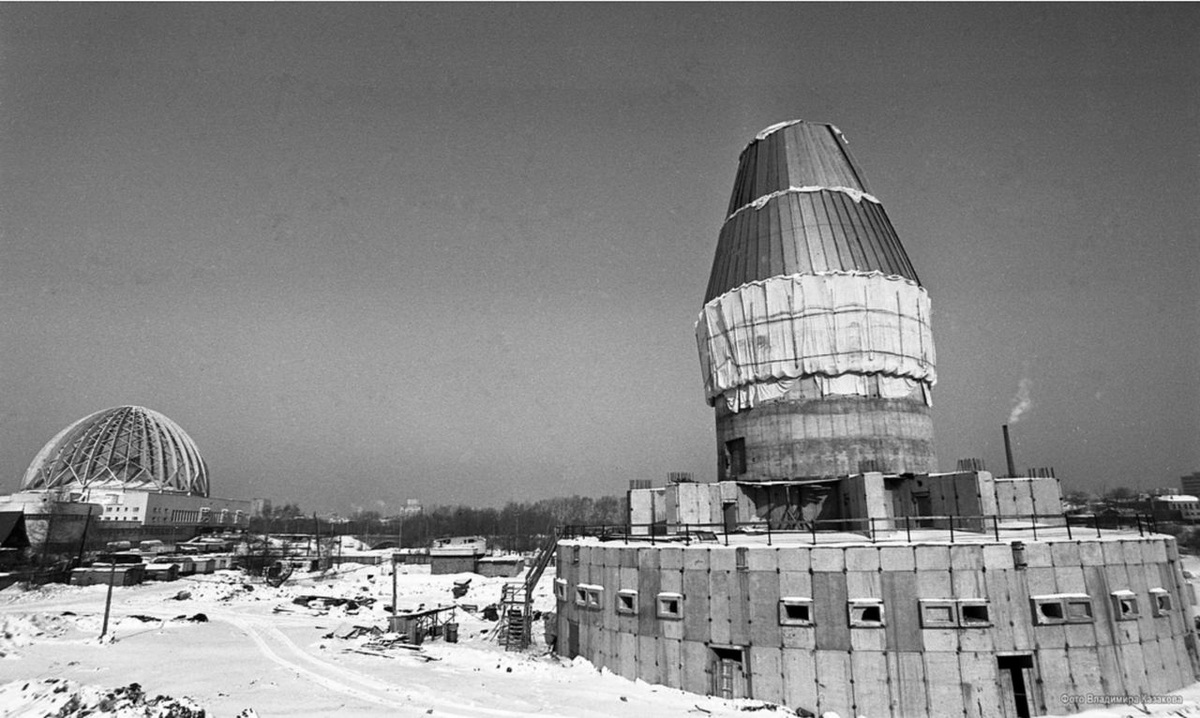 Возведение телебашни Возведение телебашни