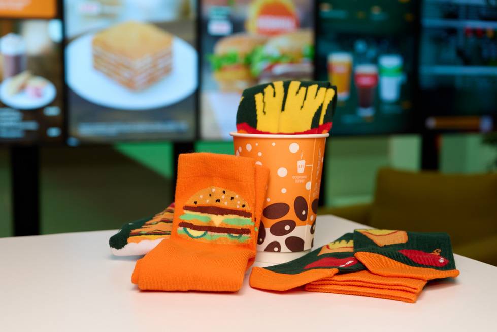 В&nbsp;Екатеринбурге во&nbsp;&laquo;Вкусно&nbsp;&mdash; и&nbsp;точка&raquo; начнут продавать носки