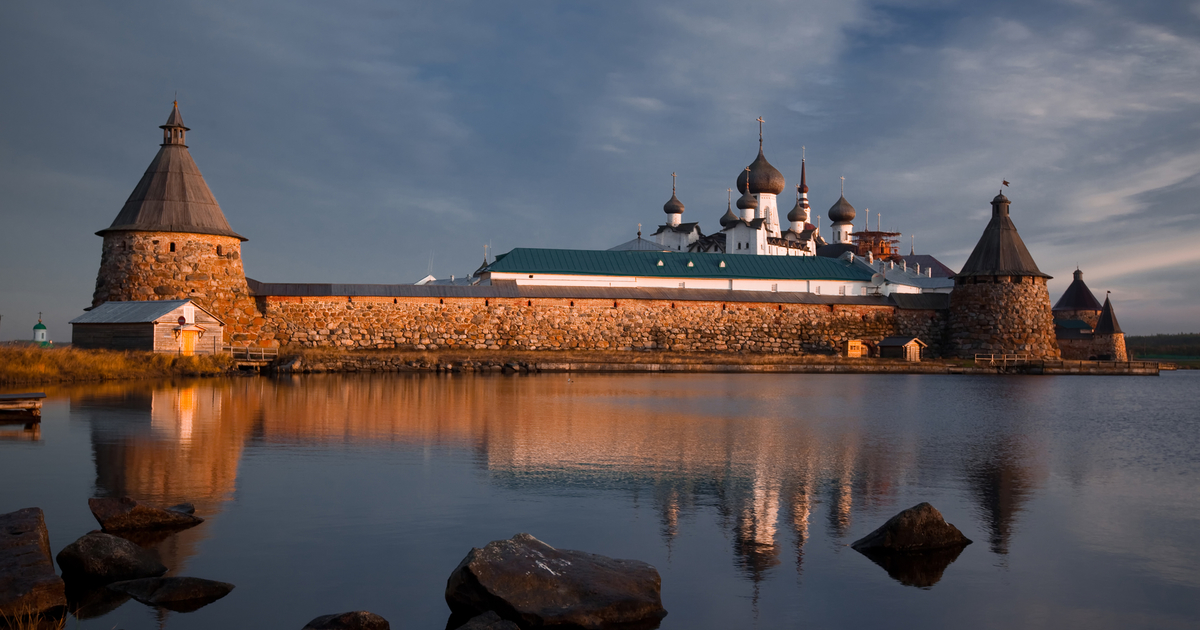 Белое море,Соловецкий монастырь,Архангельск